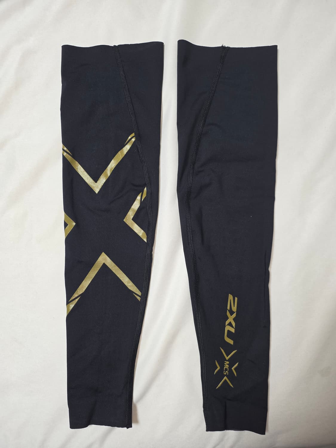 2XU 포스 컴프레션 암가드 블랙/골드 M 농구 헬스 골프 상품이미지5