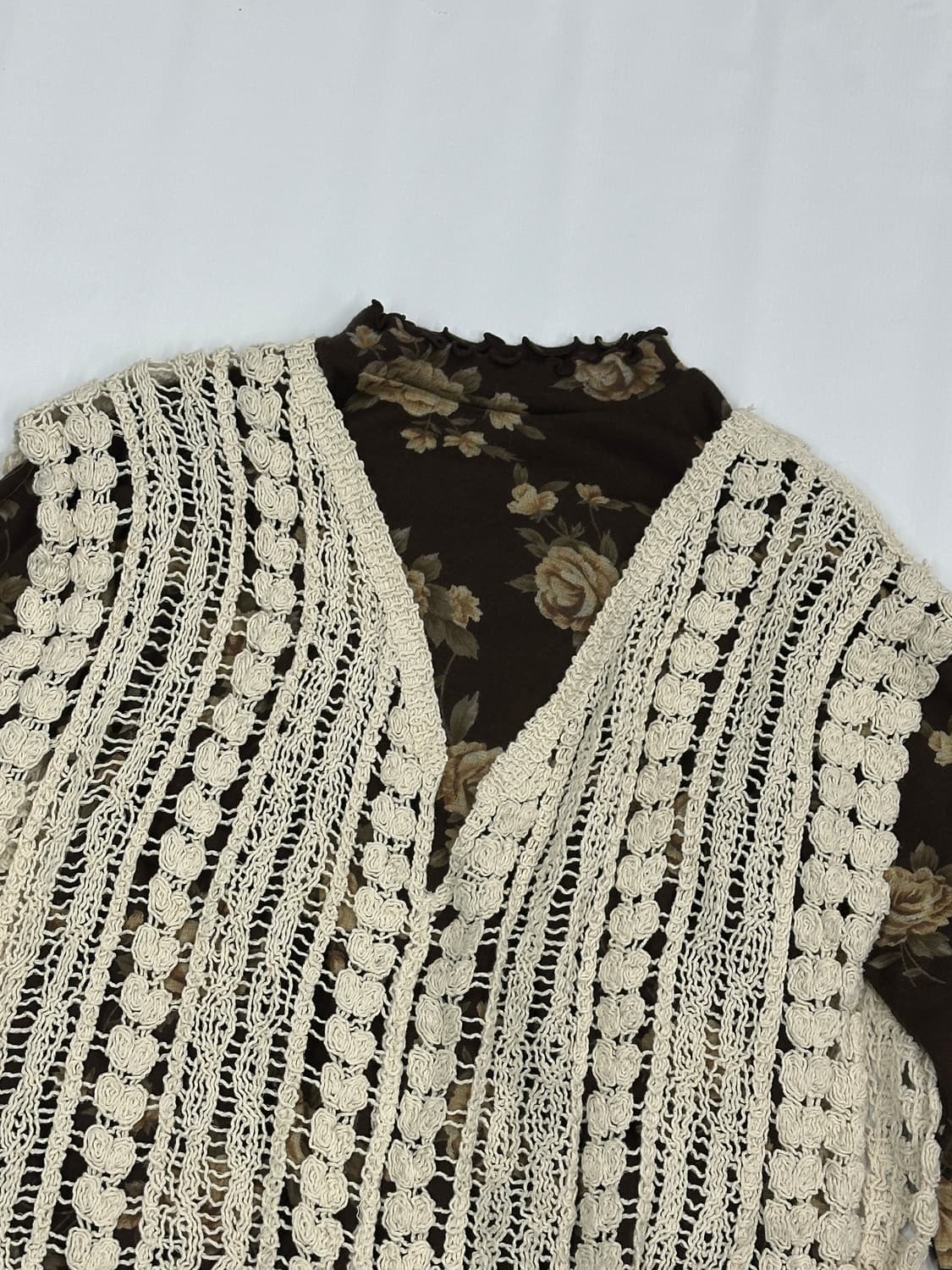 🪶하구미의 플라워 에스닉 코디세트🪶 조끼 니트 히피 보헤미안  상품이미지4