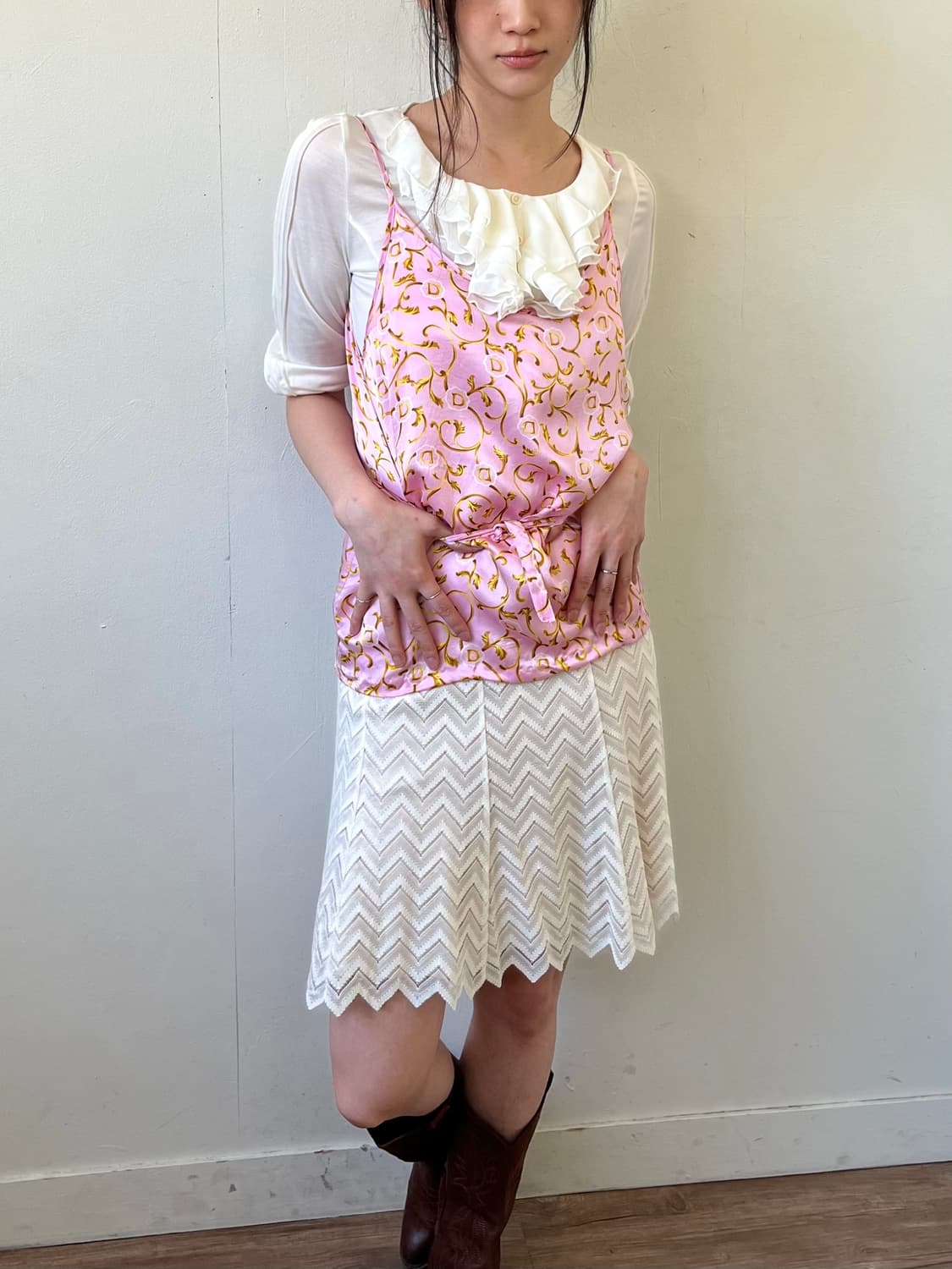 ISRIDA 실크 블라우스 상품이미지5