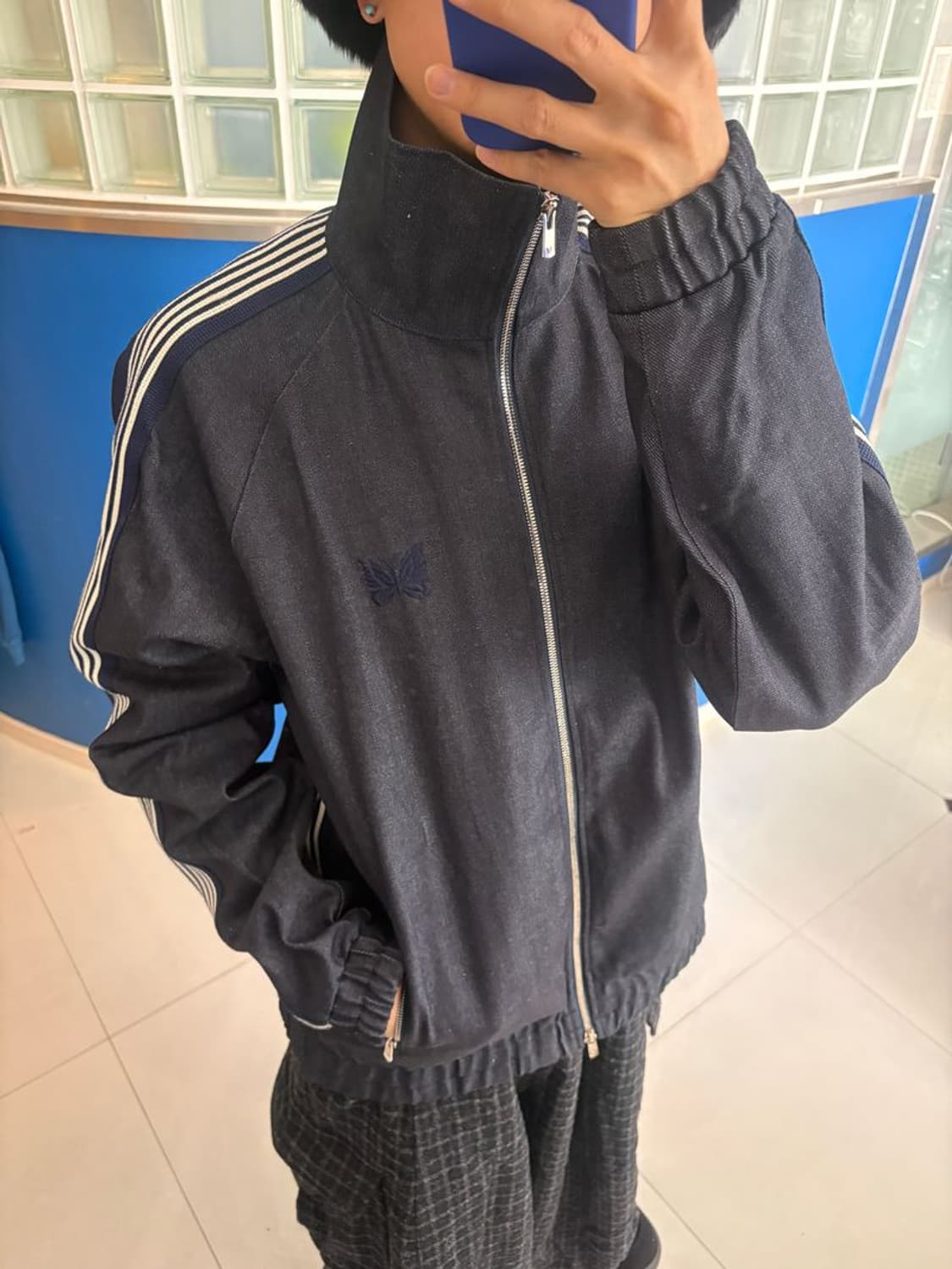 DENIM TRACK JACKET 데님 트랙 재킷 상품이미지1