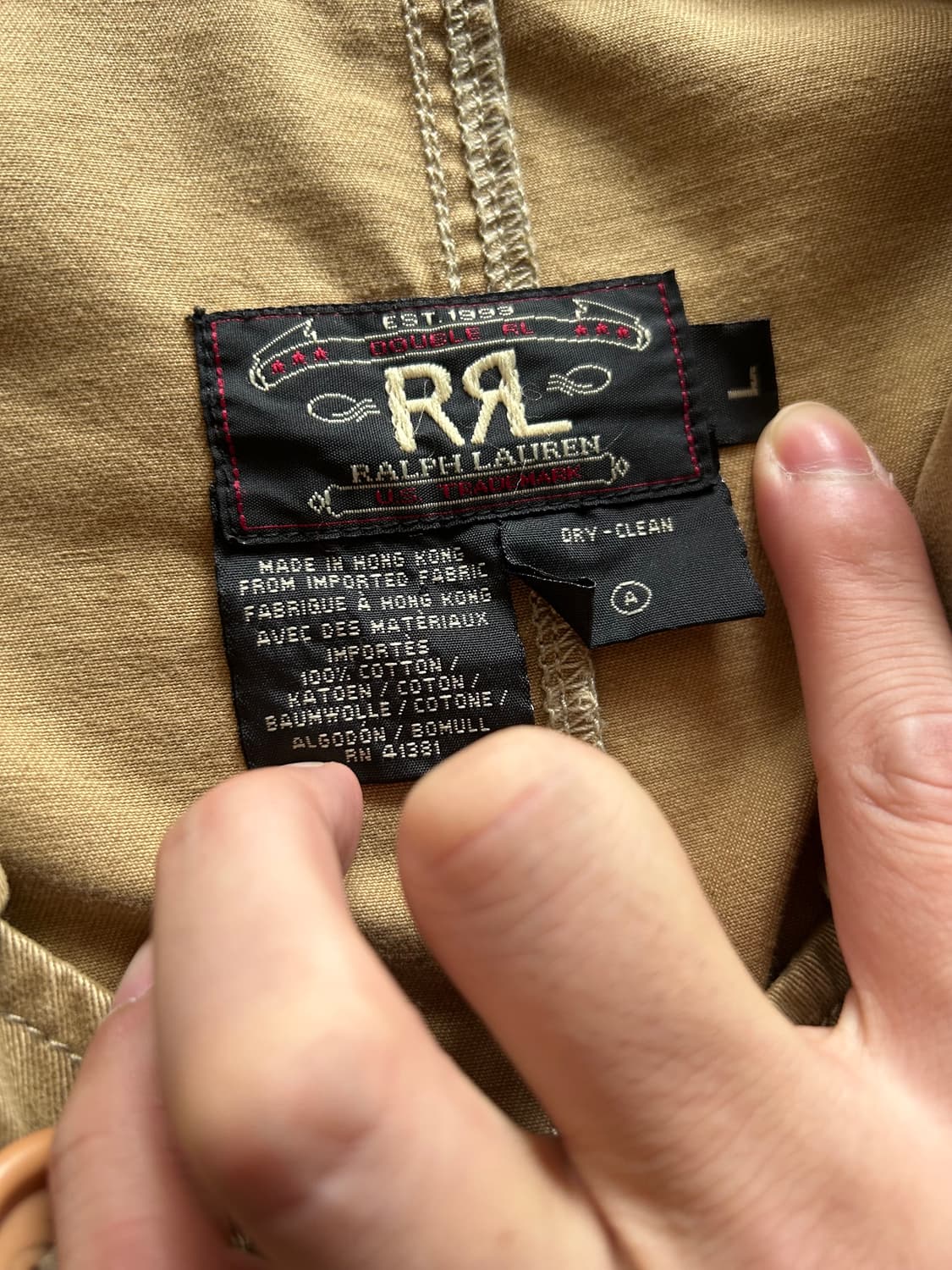 90’s RRL 더블알엘 코튼코트 상품이미지5