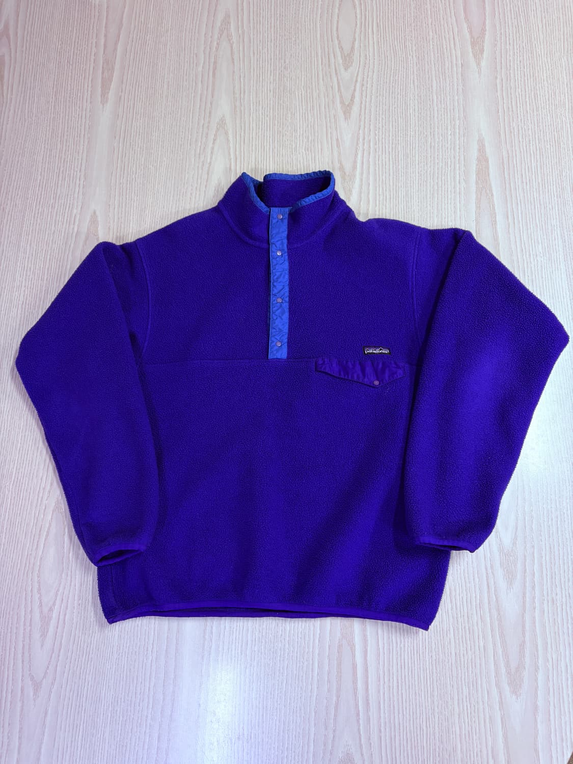 90s 파타고니아 신칠라 빈티지 퍼플 블루 상품이미지2