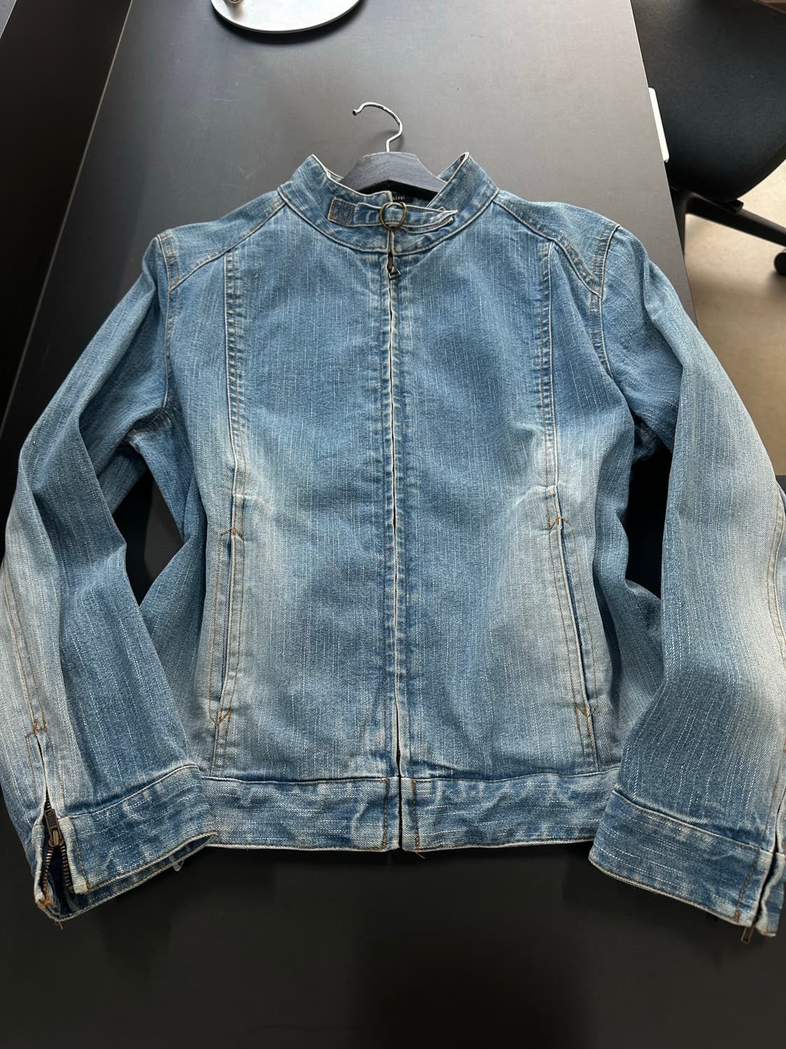 빈티지 락시크 넥버클 데님자켓 상품이미지4