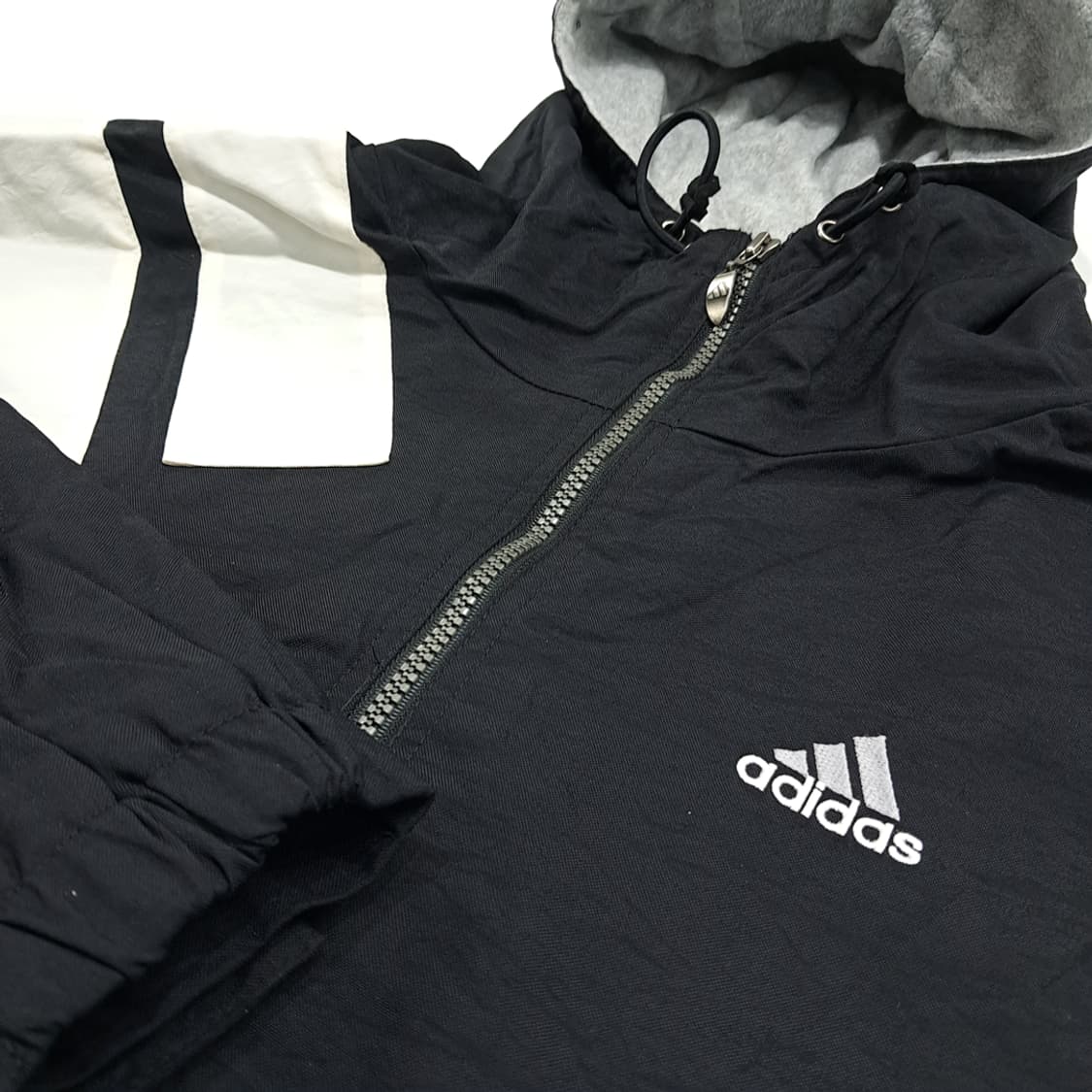 CN882 L 아디다스 90s 플리스 라인드 아노락 상품이미지6