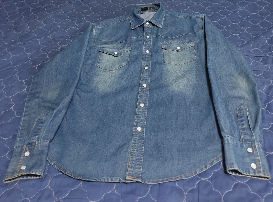 LE GEN 웨스턴 워싱 청남방 (L) 상품이미지1