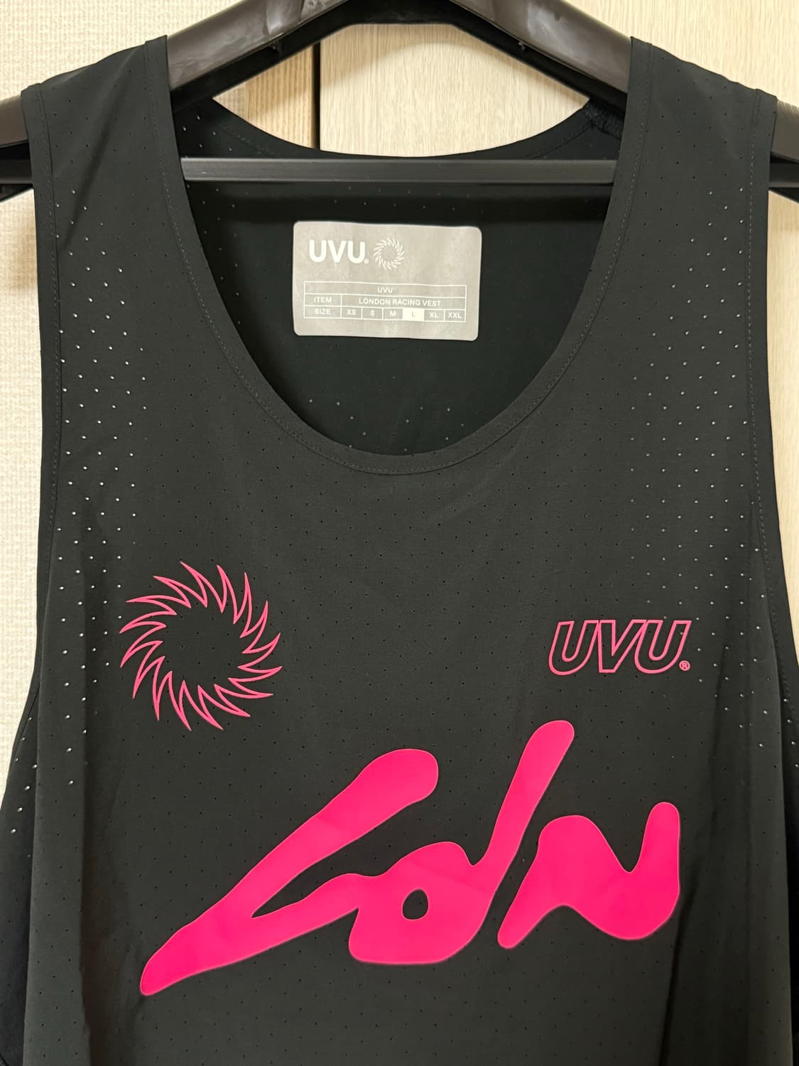 UVU 런던 마라톤 레이싱 싱글렛 상품이미지3