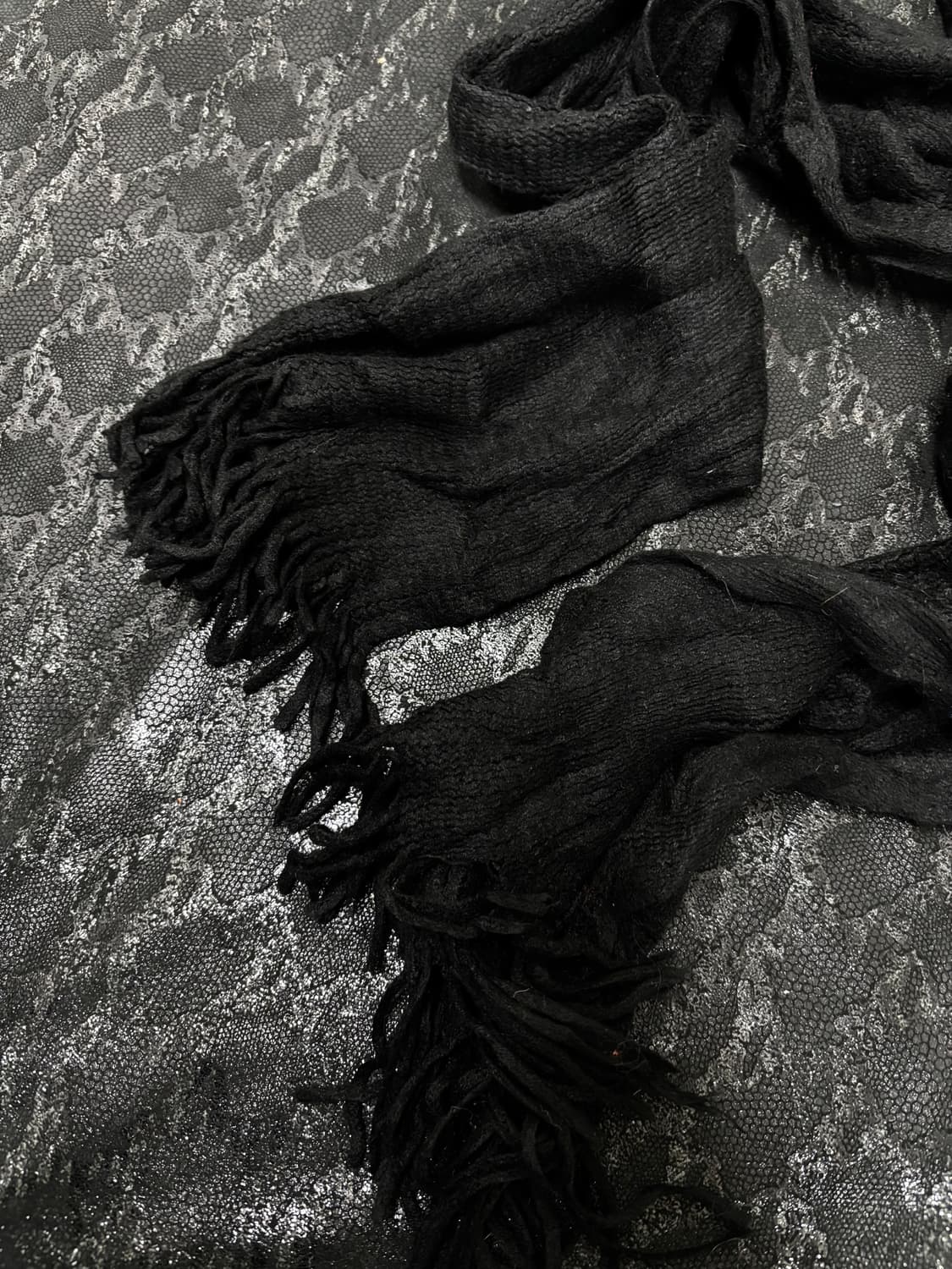 11. Black minimal scarf 2.8 상품이미지5