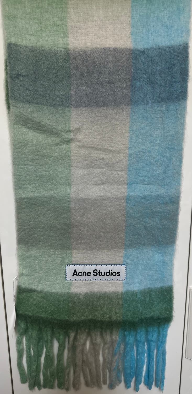 아크네 스튜디오 체크 모헤어울머플러 남여공용 상품이미지5