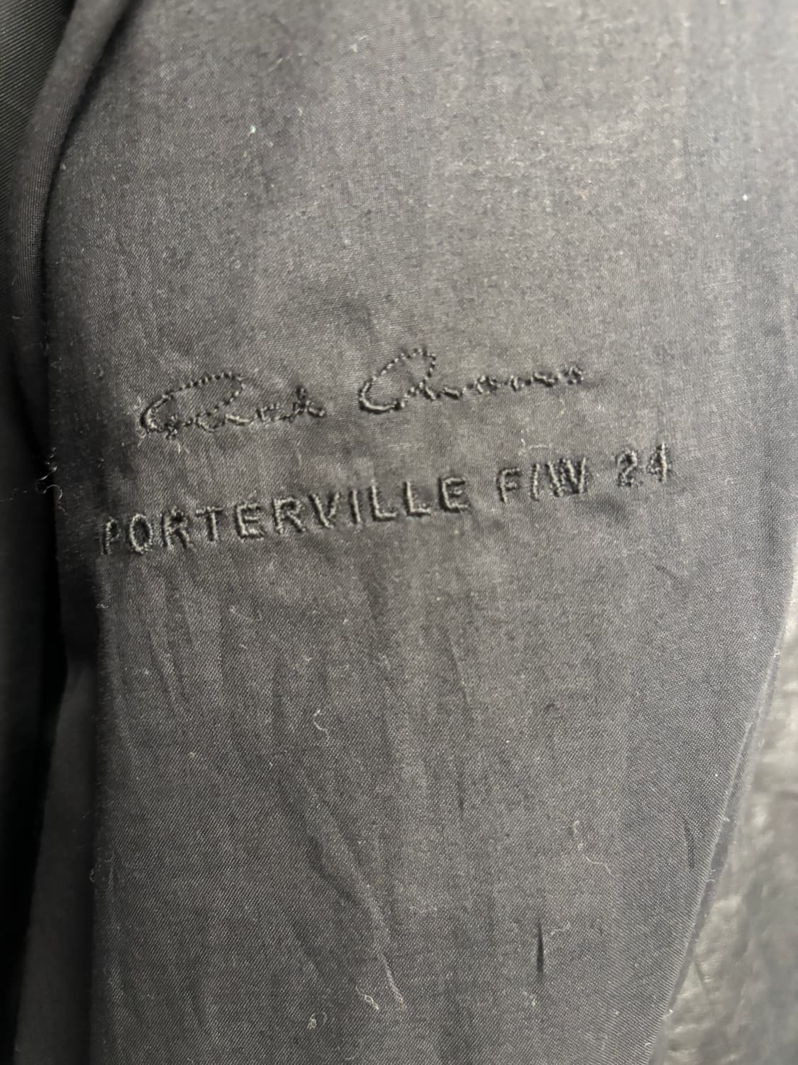 릭오웬스 롱코트 porterville f/w 24 상품이미지9
