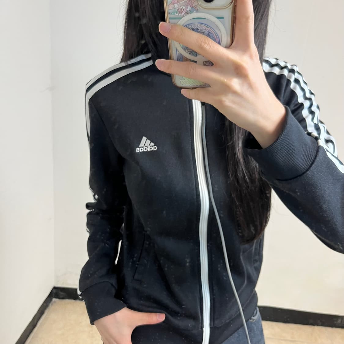 Adidas Black Track Jacket 상품이미지3