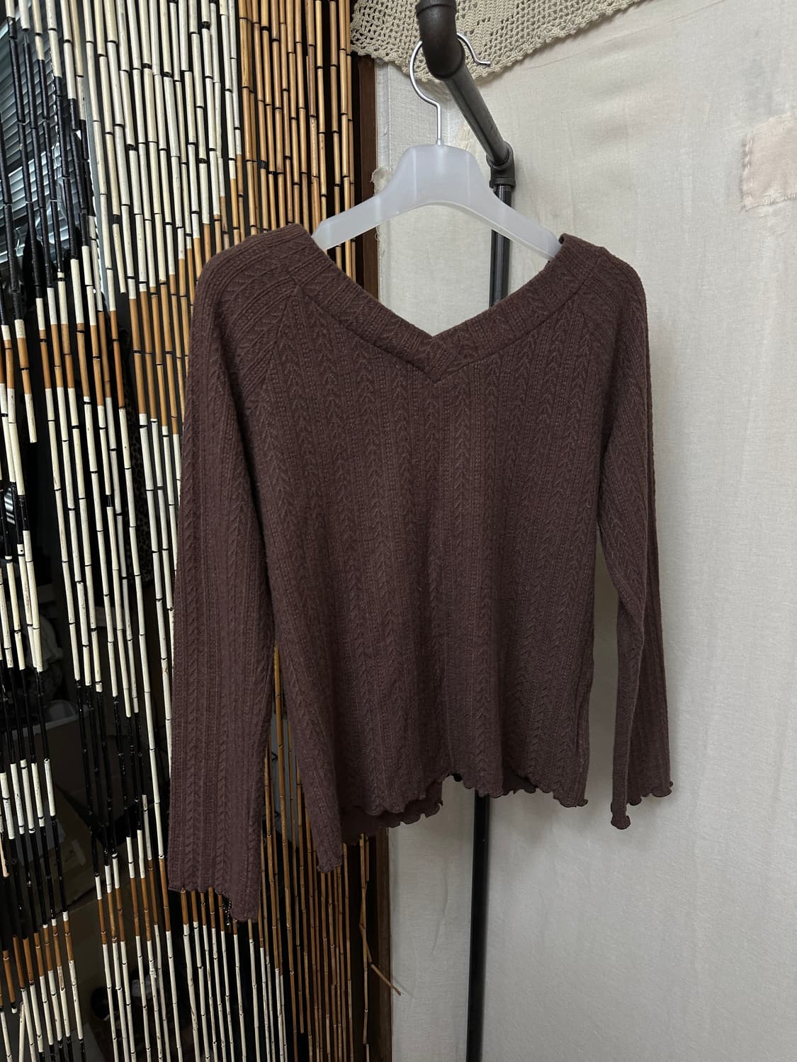 knit pattern tee 상품이미지3