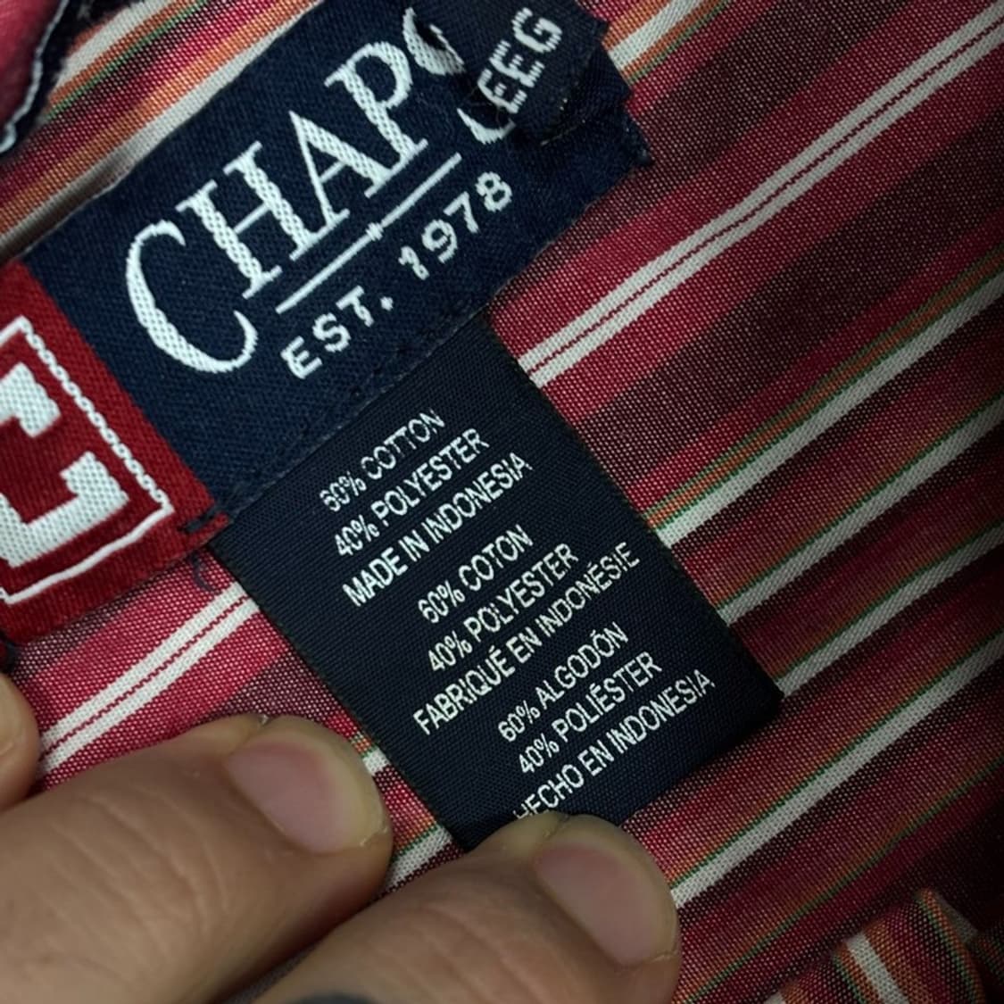 챕스 랄프로렌 스트라이프 셔츠v0378 상품이미지7