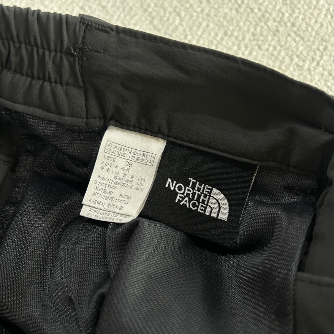 노스페이스 검정 바지 96 사이즈 m 상품이미지2