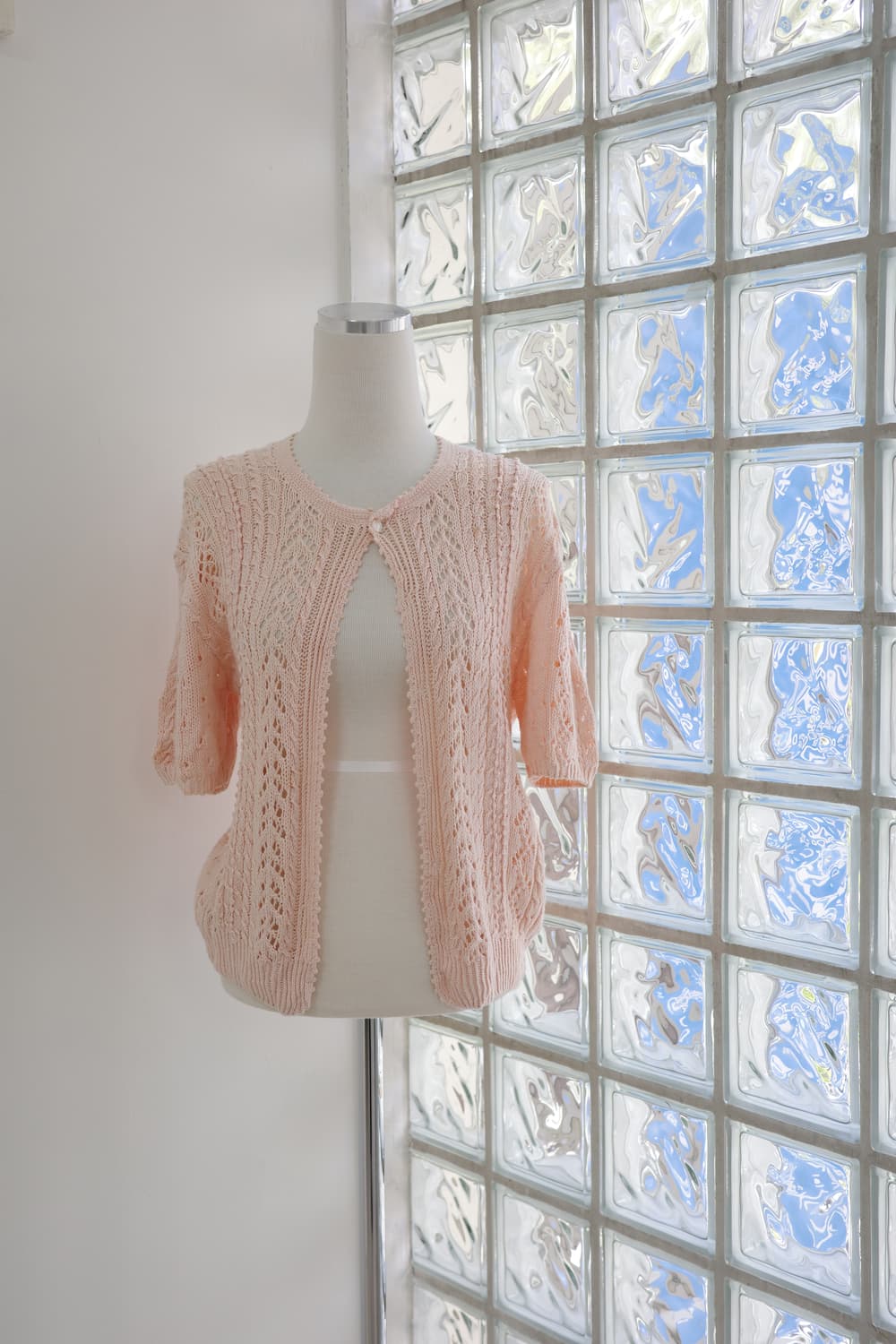 Viyella club London pink half cardigan 상품이미지2