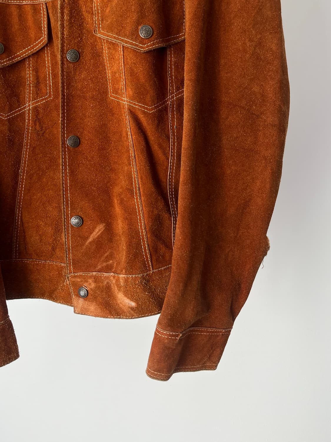 1970-80's vintage suede jacket  상품이미지3