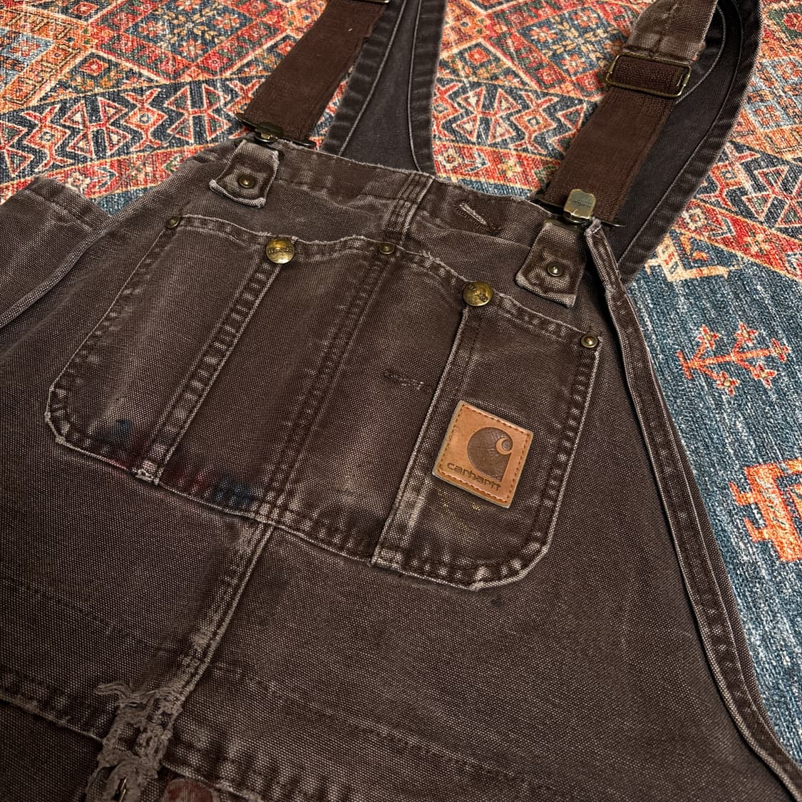 칼하트 더블니 오버롤 상품이미지3