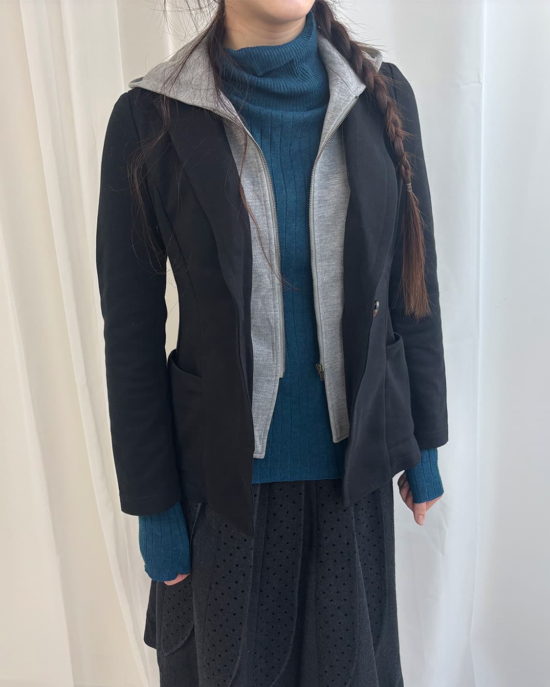 Armoire Caprice 후드 탈부착 저지 자켓 상품이미지6