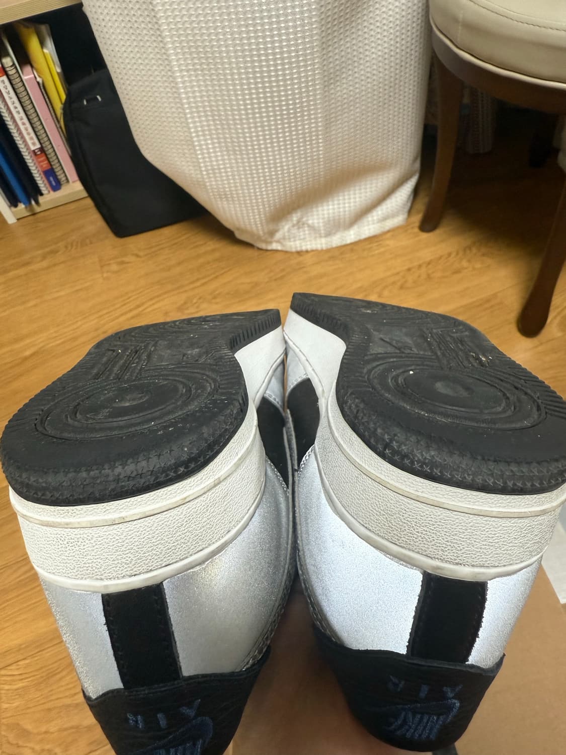 255) 나이키 에어포스1 B 실버스네이크 상품이미지8