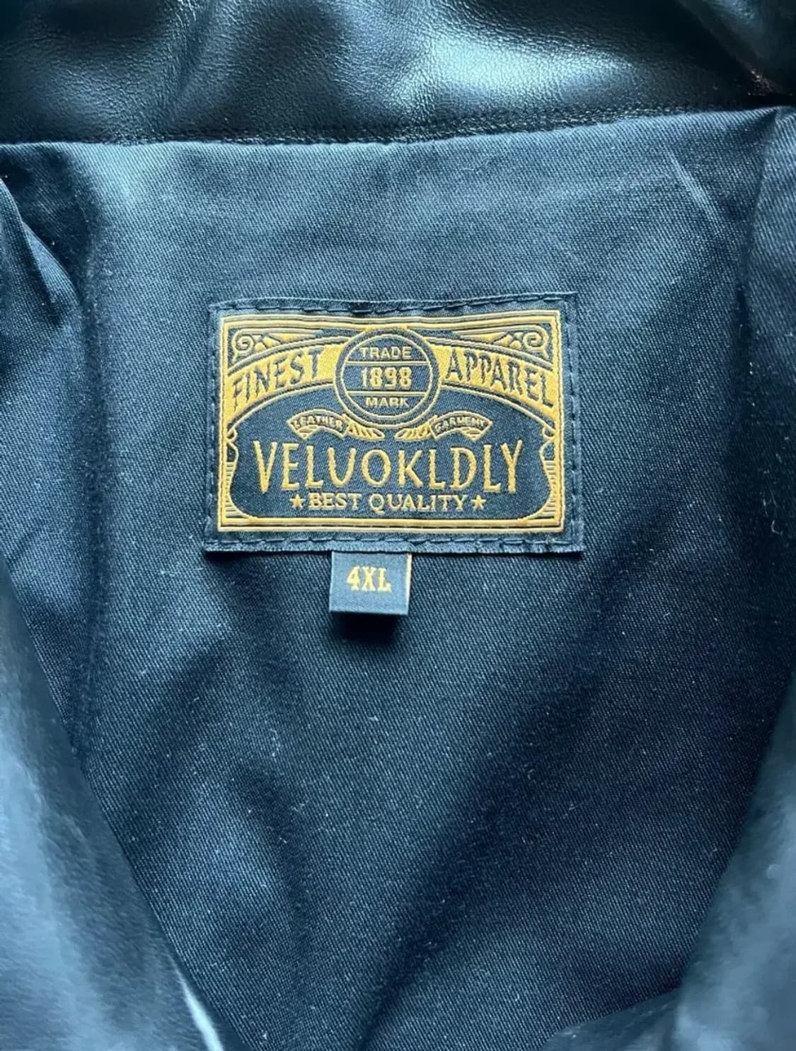 VELUOKLDLY 말가죽 홀스하이드 가죽 레더 자켓 4xl 중홀랜드 상품이미지4