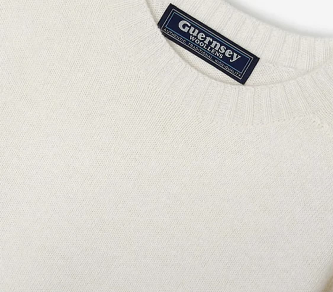 건지울른스 홀가먼트 메리노울 스웨터 에크루 M 상품이미지4