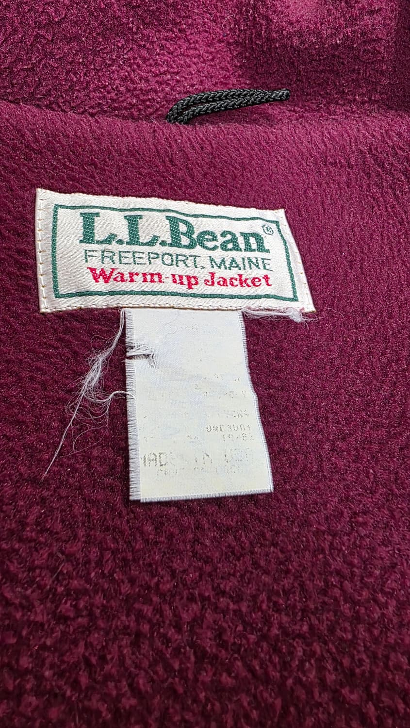 L.L.Bean 빈티지 Warm-up Jacket made in USA 상품이미지3