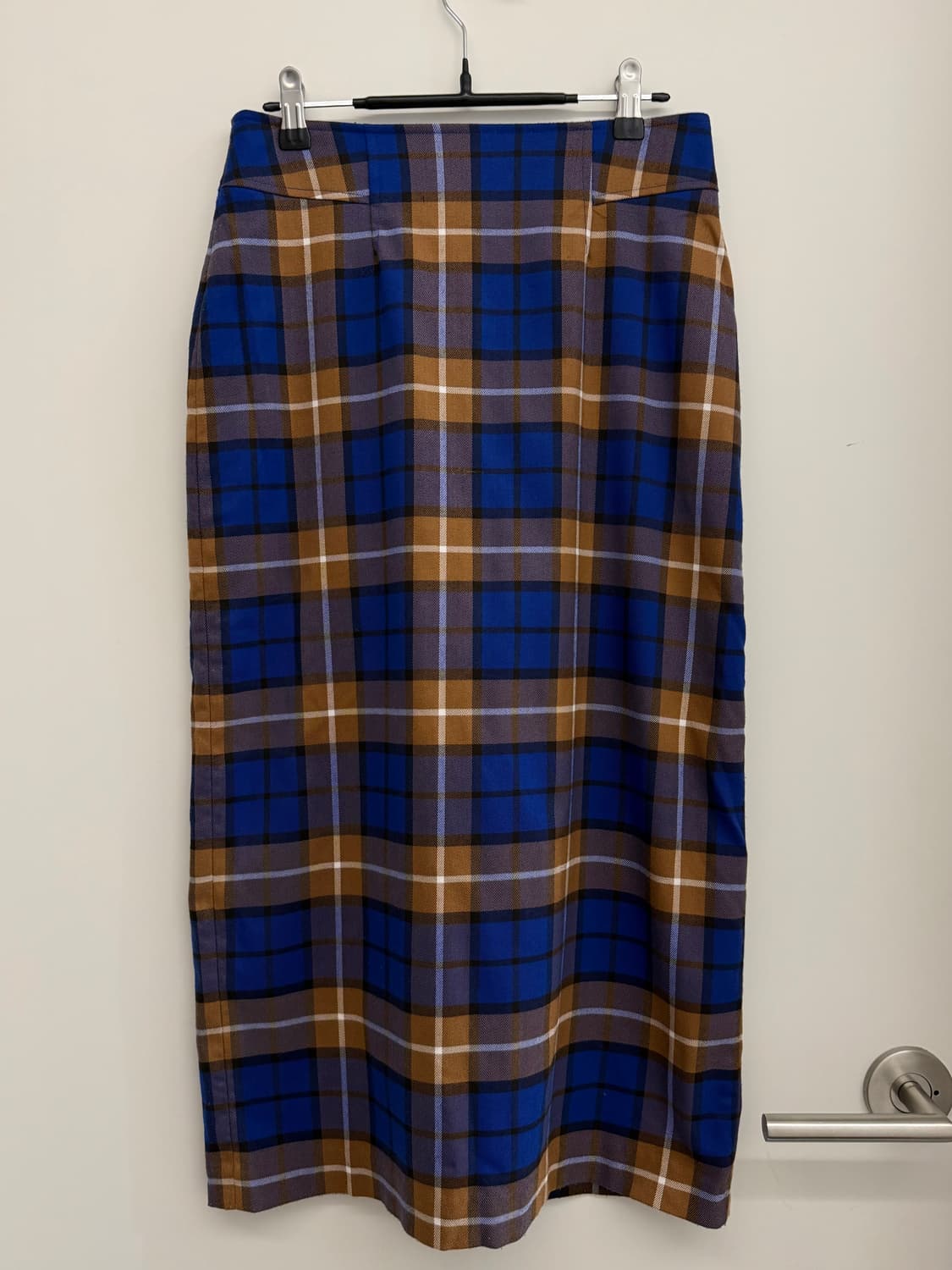 빈티지 체크 롱 스커트 상품이미지7