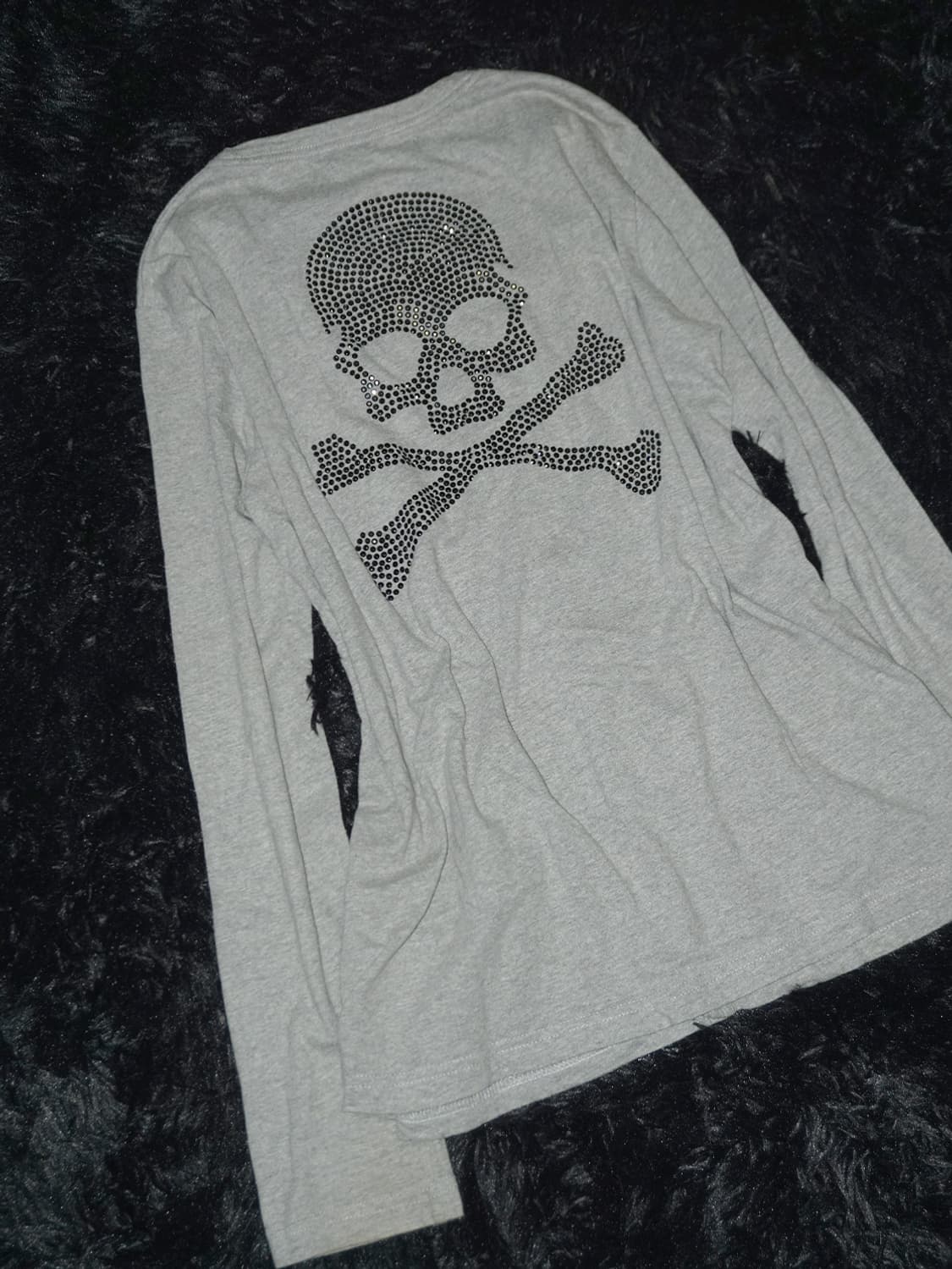 (azul) punk rhinestone cardigan  상품이미지2