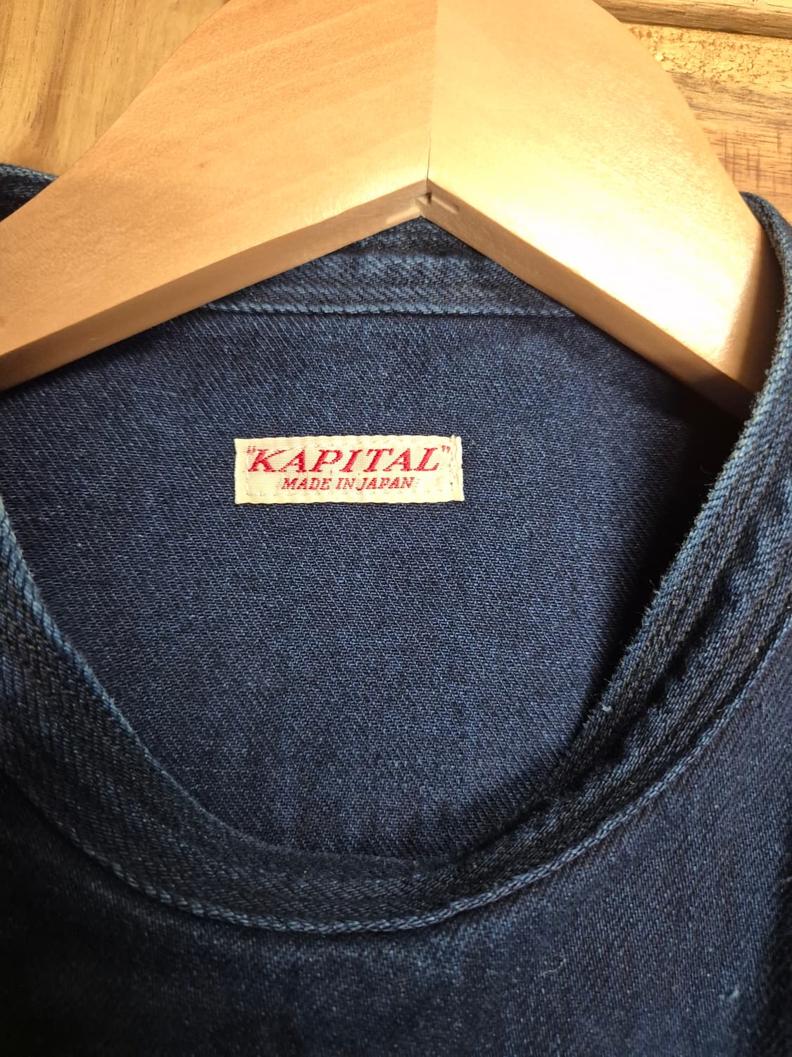 Kapital 캐피탈 인디고 smock bip shirt 스목빕 셔츠 상품이미지2