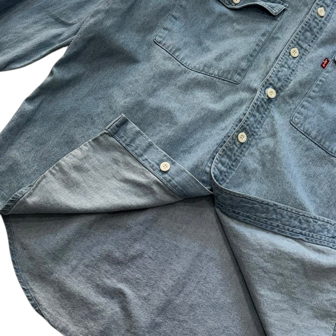 [105] 80's 리바이스 다이아몬드 라벨 데님 셔츠 상품이미지4