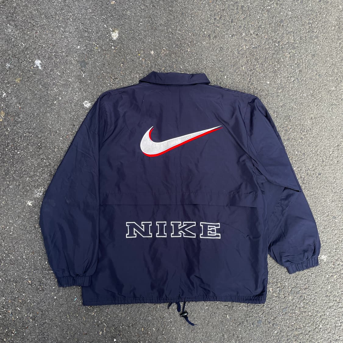 90s 나이키 코리아 올드스쿨 빅로고 바람막이 트랙자켓 XL 상품이미지8