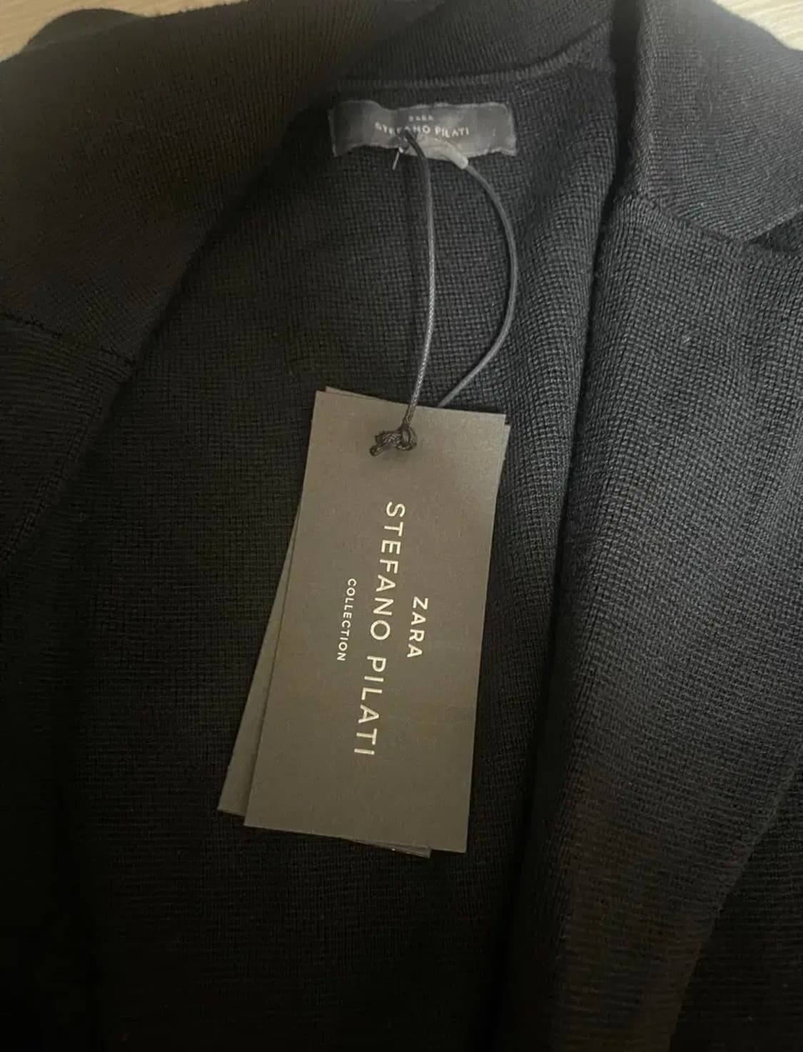 자라 x 스테파노 필라티 니트 울코트 블랙 상품이미지4