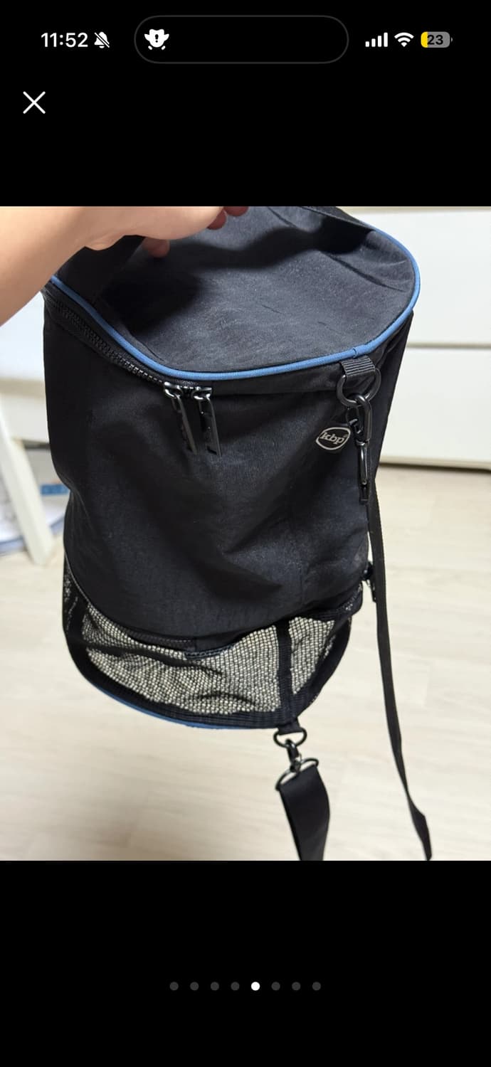 키티버니포니 메쉬 스윔 백 블랙 수영가방 상품이미지5