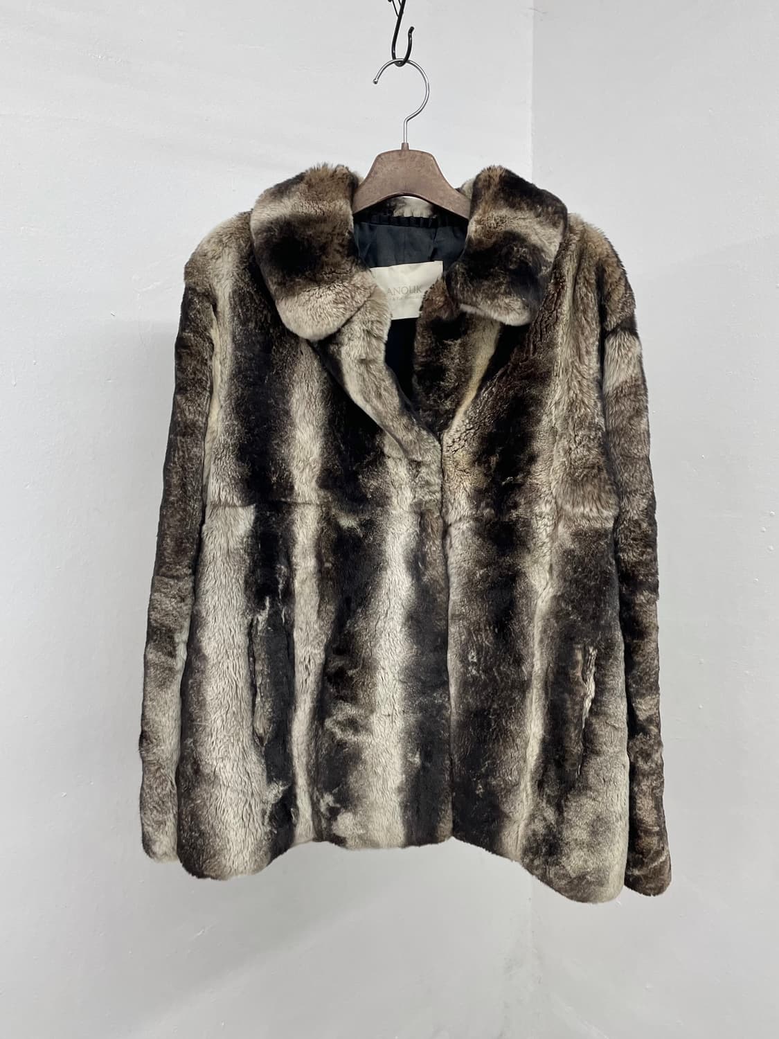 애니멀 패턴 렉스 퍼자켓 상품이미지1