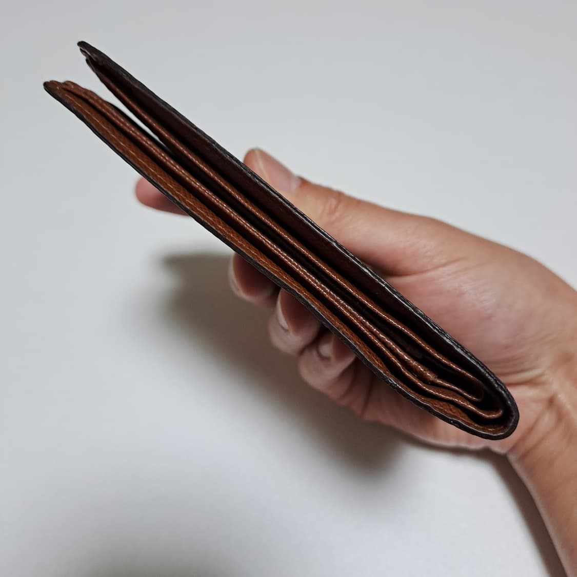 [100%/정품] 루이비통 모노그램 멀티플 반지갑 브라운, 루이비통지갑 상품이미지8