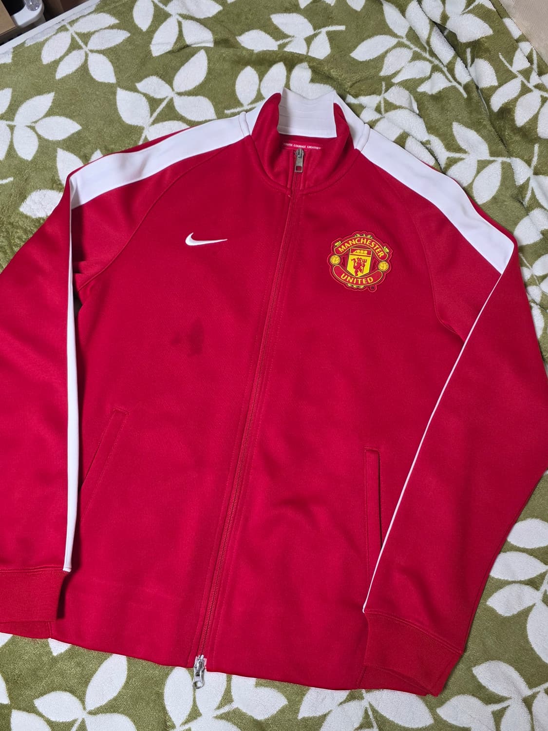 나이키 맨유 흰빨 투웨이 배색 져지 상품이미지1