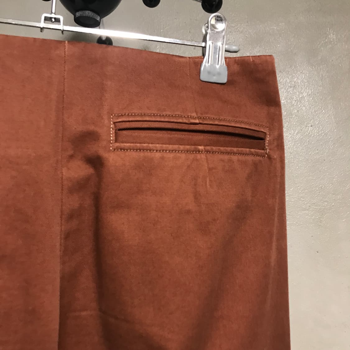 르메르 버건디 코튼 팬츠 34 상품이미지4