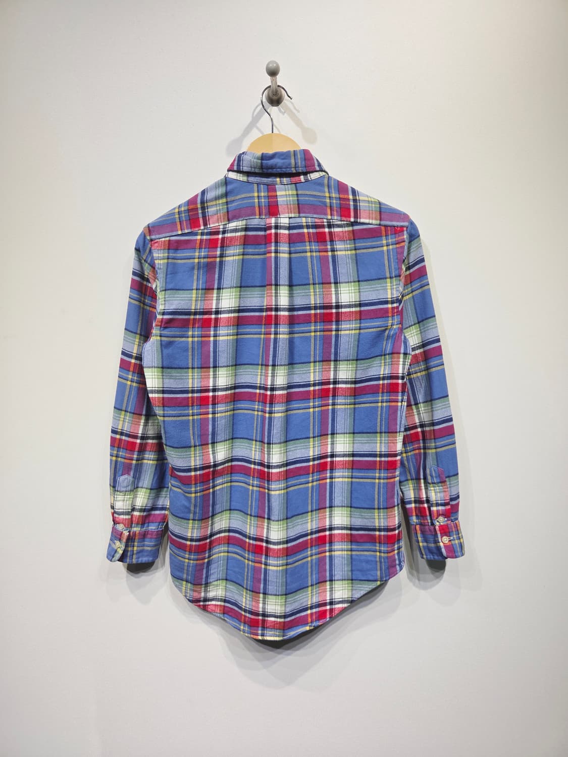 폴로 랄프로렌 커스텀핏 멀티 체크 셔츠 블루 상품이미지6