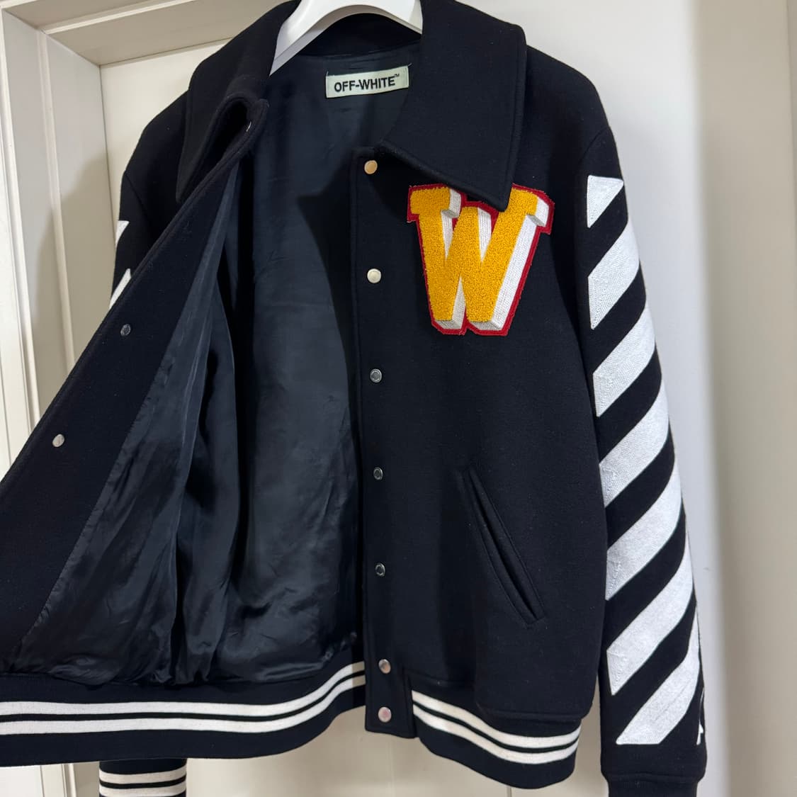 오프화이트 버질아블로 스타디움 바시티 자켓 XL  상품이미지6