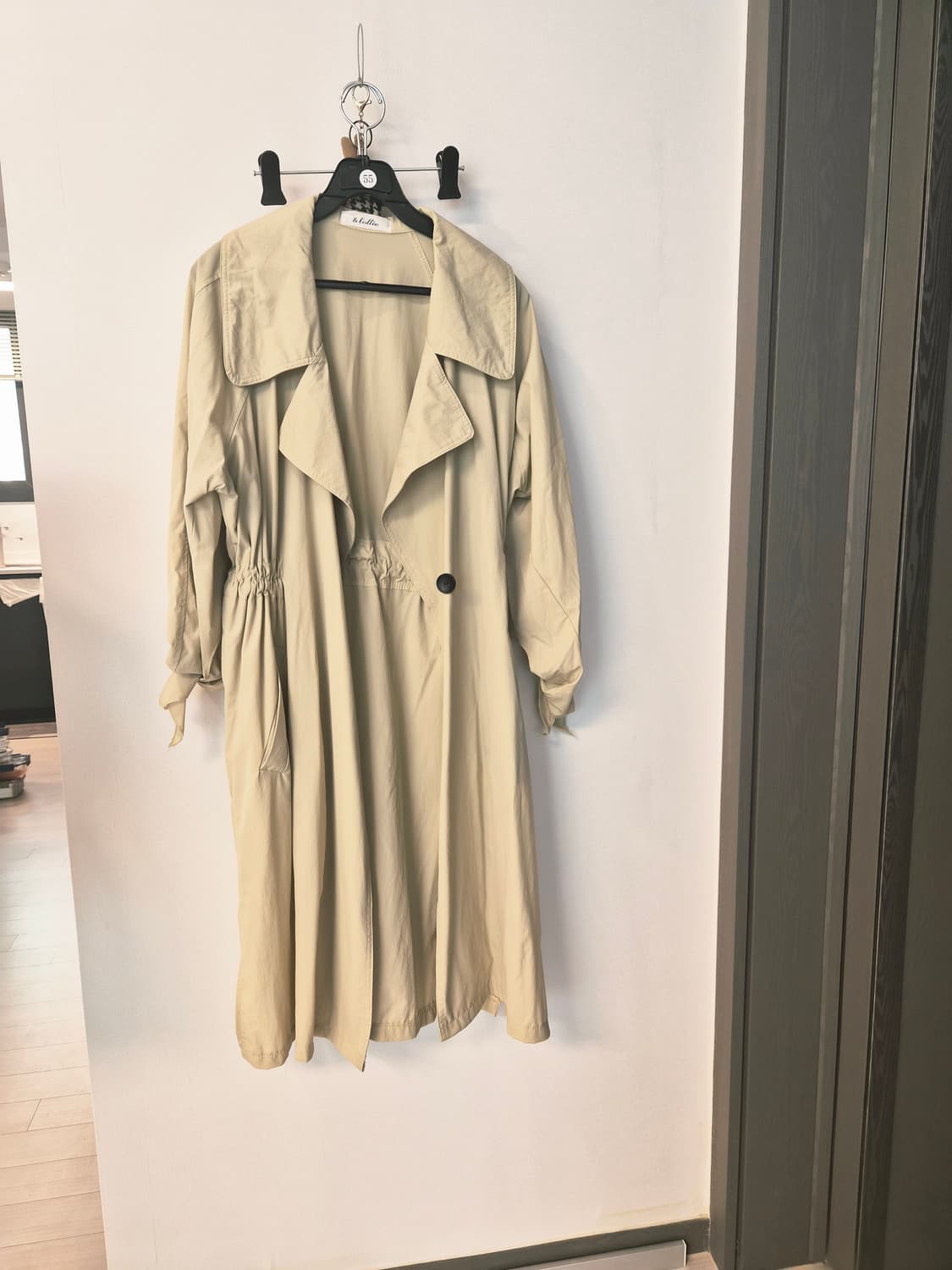 &lottie(앤로티) 허리 스트링 트렌치코트 상품이미지6