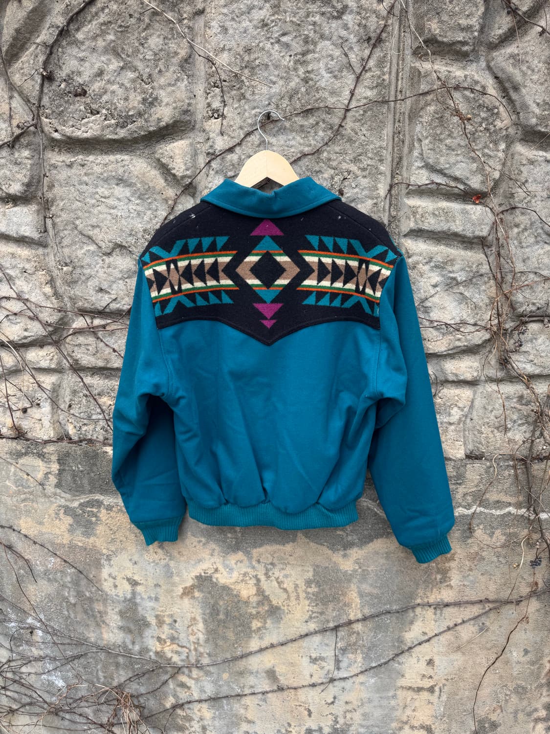 70~80s 펜들턴 빈티지 아즈텍 웨스턴 울 봄버 자켓  상품이미지2