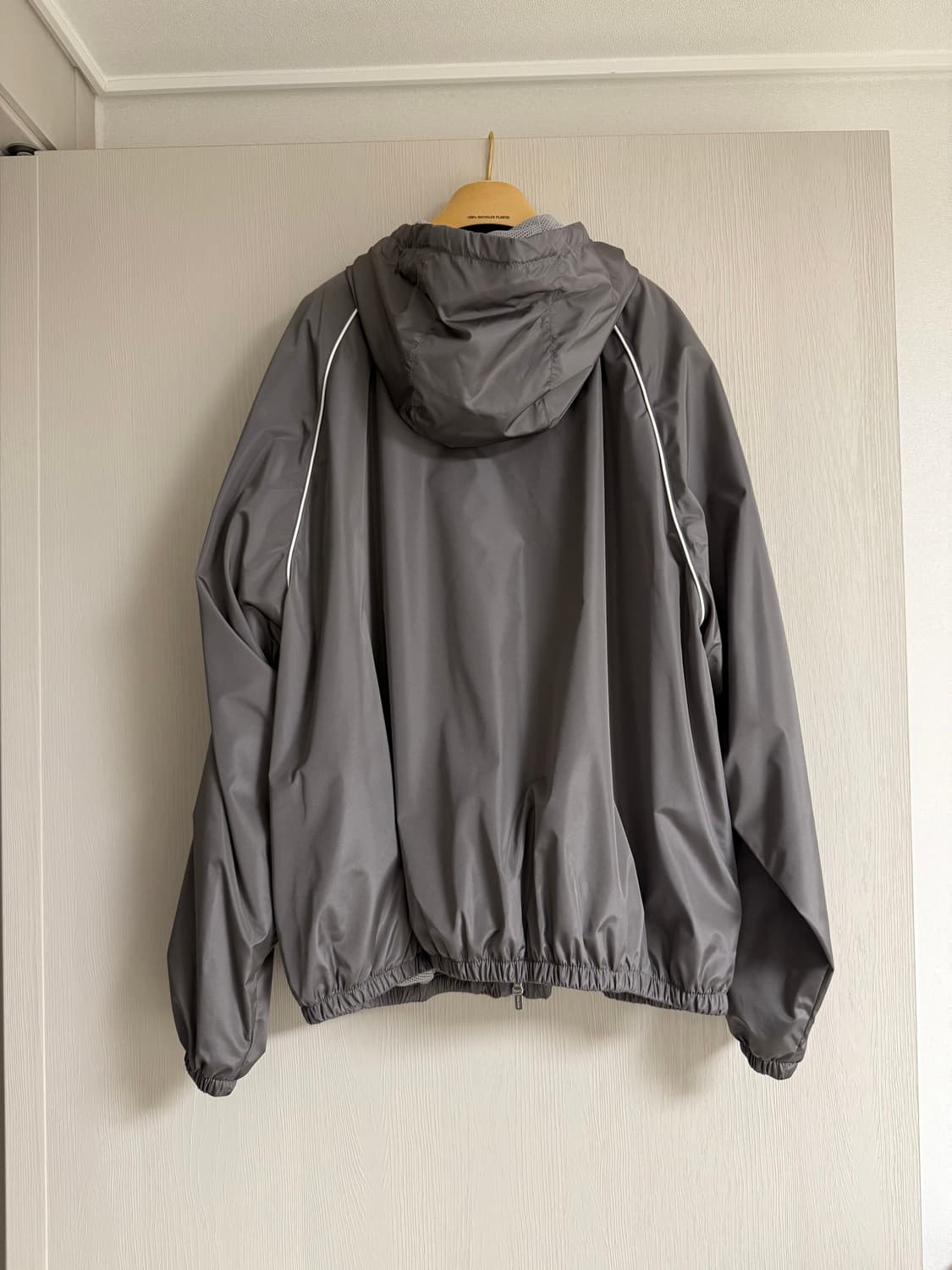 [40] 미우미우 테크니컬 실크 블루종 재킷 블루 리드 그레이 상품이미지6