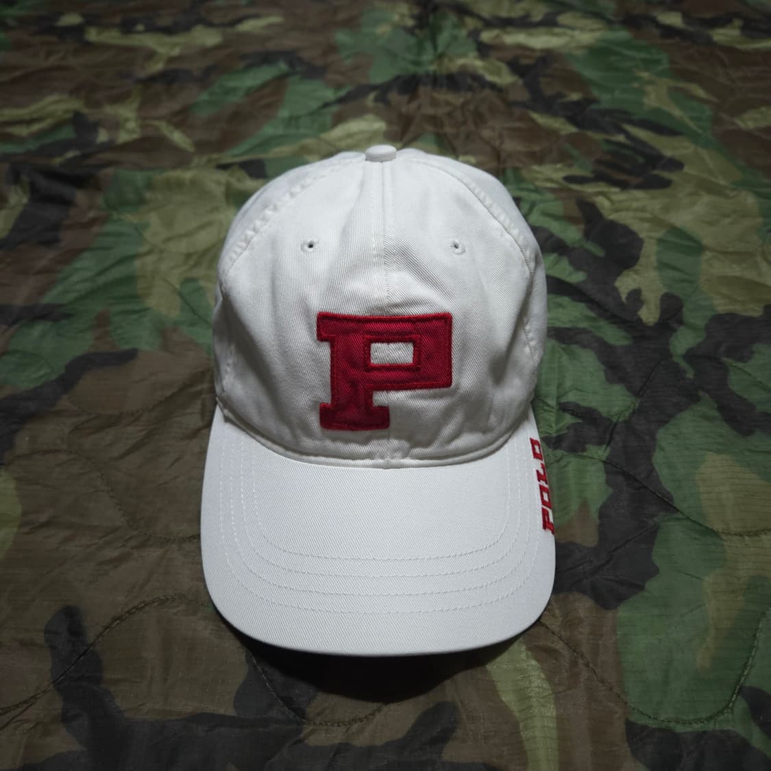 90s Vintage Polo Sport Big P Logo Cap 상품이미지1