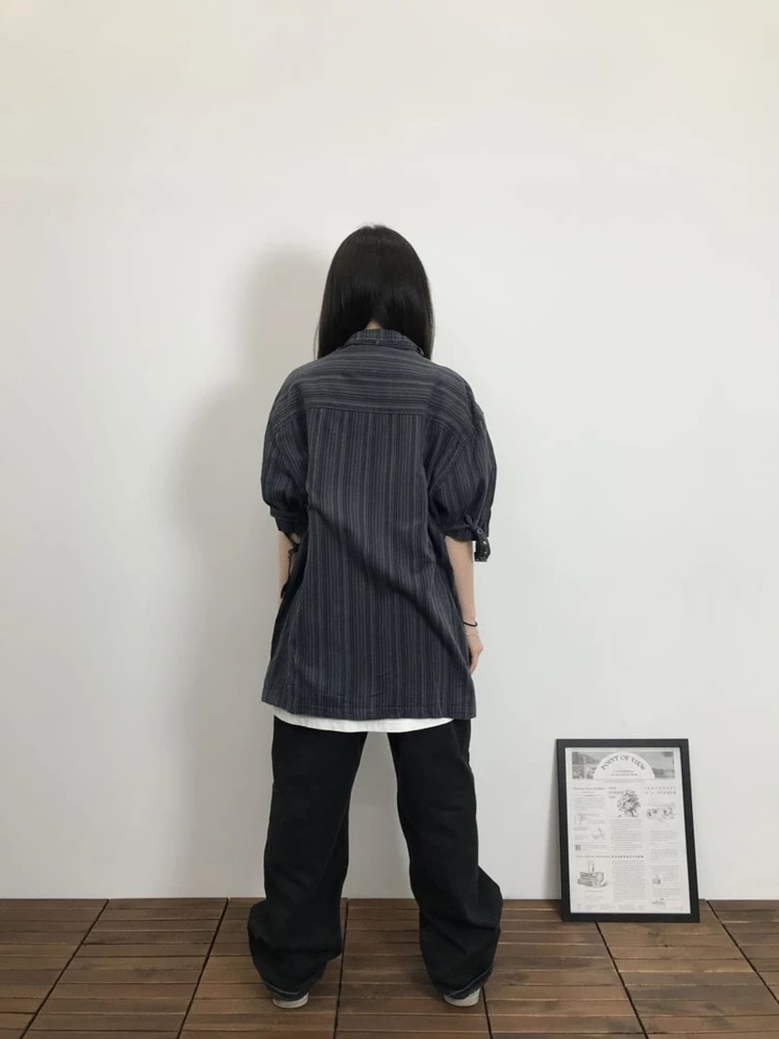 Create Barefoot Stripe Utility Shirt 상품이미지3