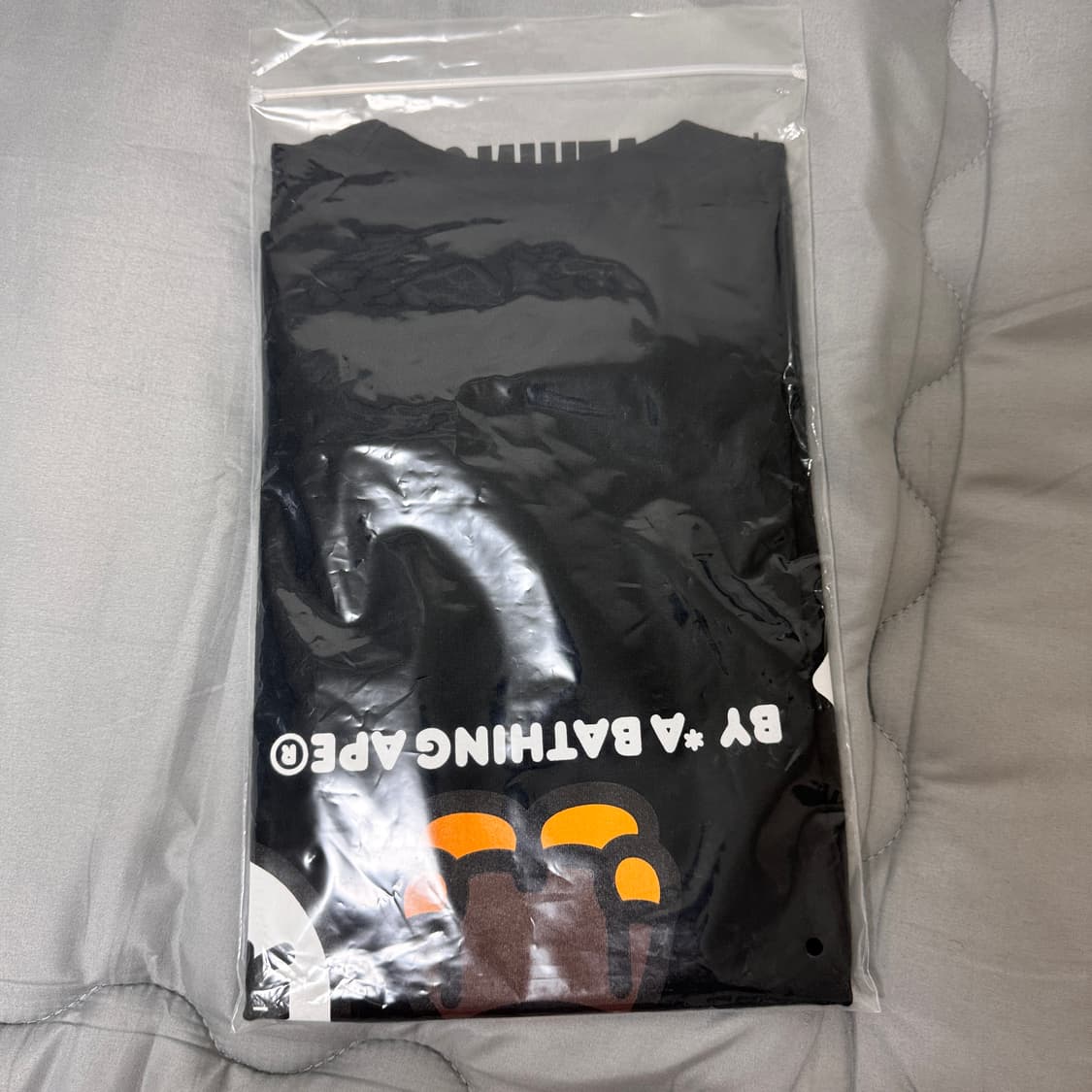(L)베이프 재팬 베이비 마일로 티셔츠 도쿄 블랙 상품이미지3