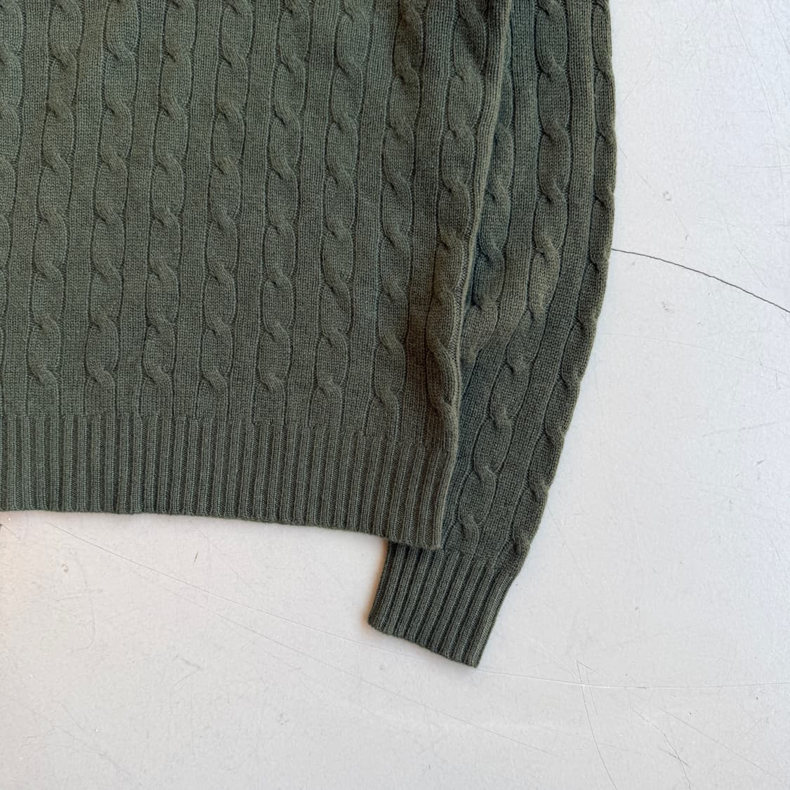 랄프로렌 캐시미어100% 케이블 니트 상품이미지2