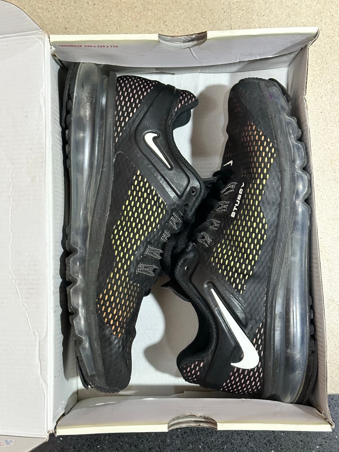 스투시 X 에어맥스 2013 블랙 275 상품이미지1