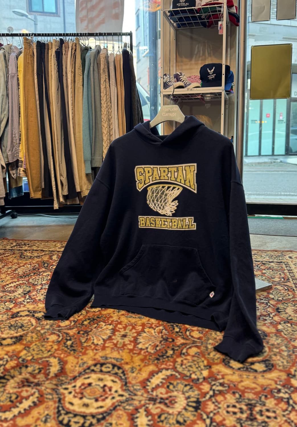 90s 빈티지 러셀 후드 후디 티 XL (547) 상품이미지1