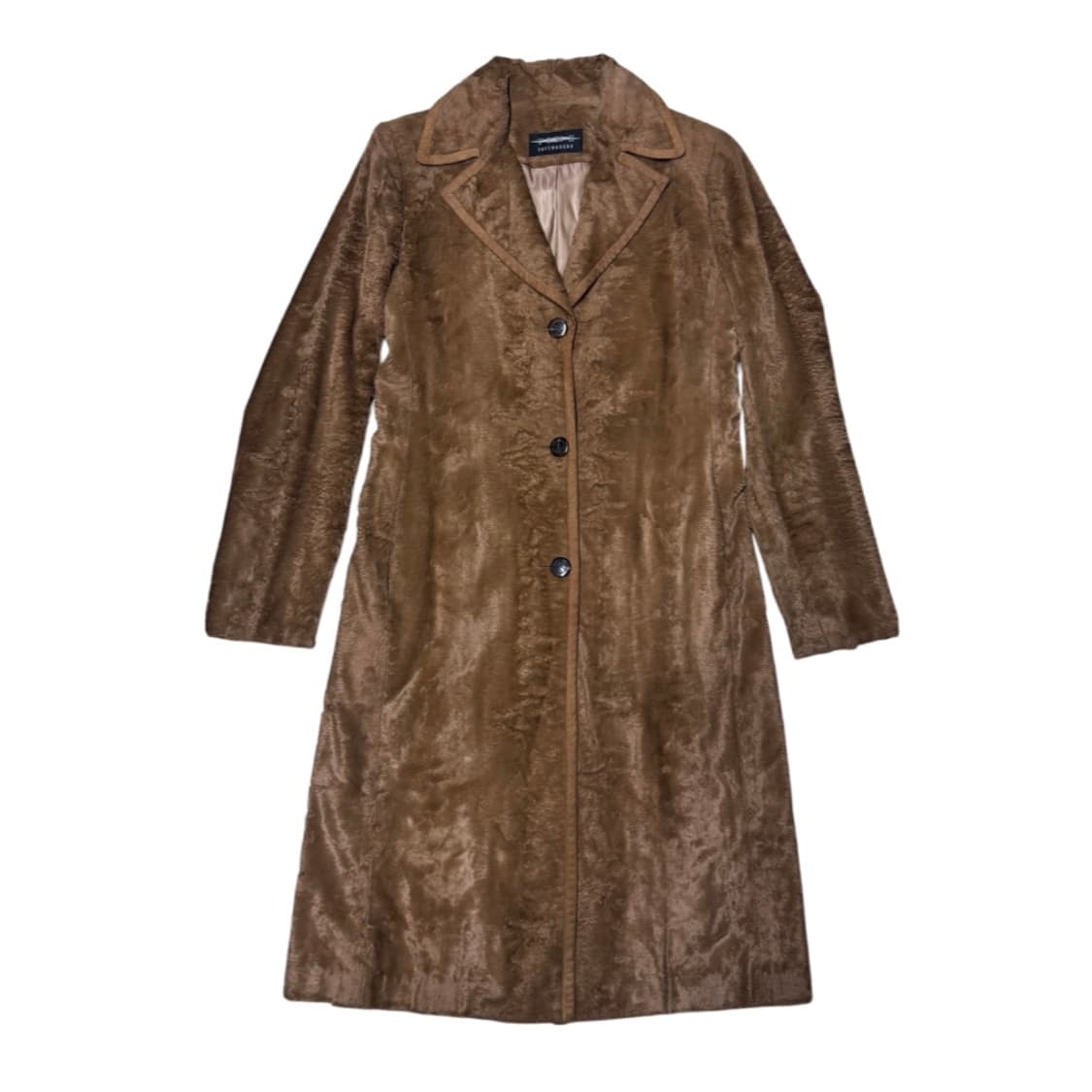 타임 텍스쳐 퍼 코트 상품이미지1