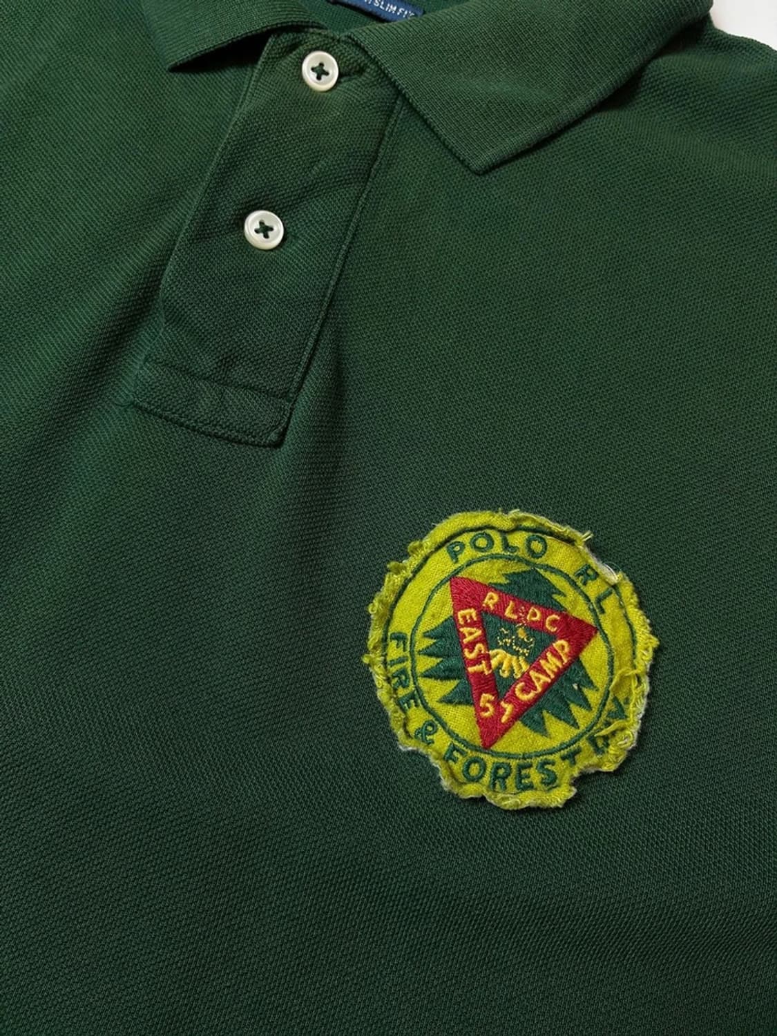 폴로 랄프로렌 슬림핏 늑대 캠프 그래픽 카라 반팔 티셔츠 PN9663 상품이미지5