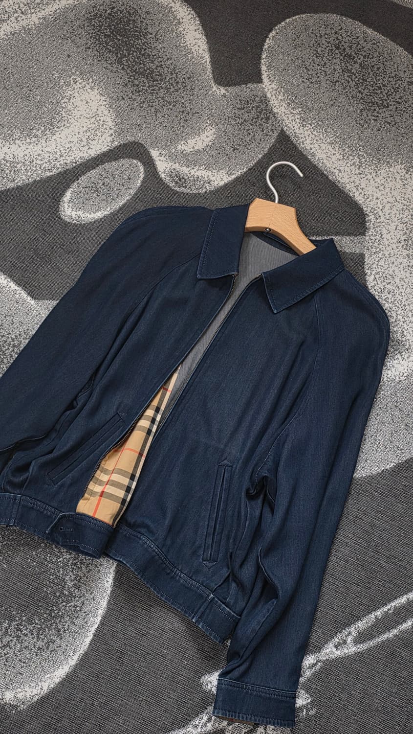 희귀매물> 버버리 데님 해링턴자켓 블루종 스윙자켓 55 상품이미지1